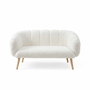 Atelier Del Sofa Lotus Sofá de 2 plazas Blanco